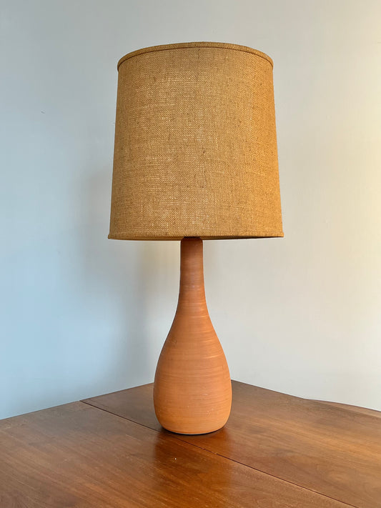 Vintage Terracotta Table Lamp