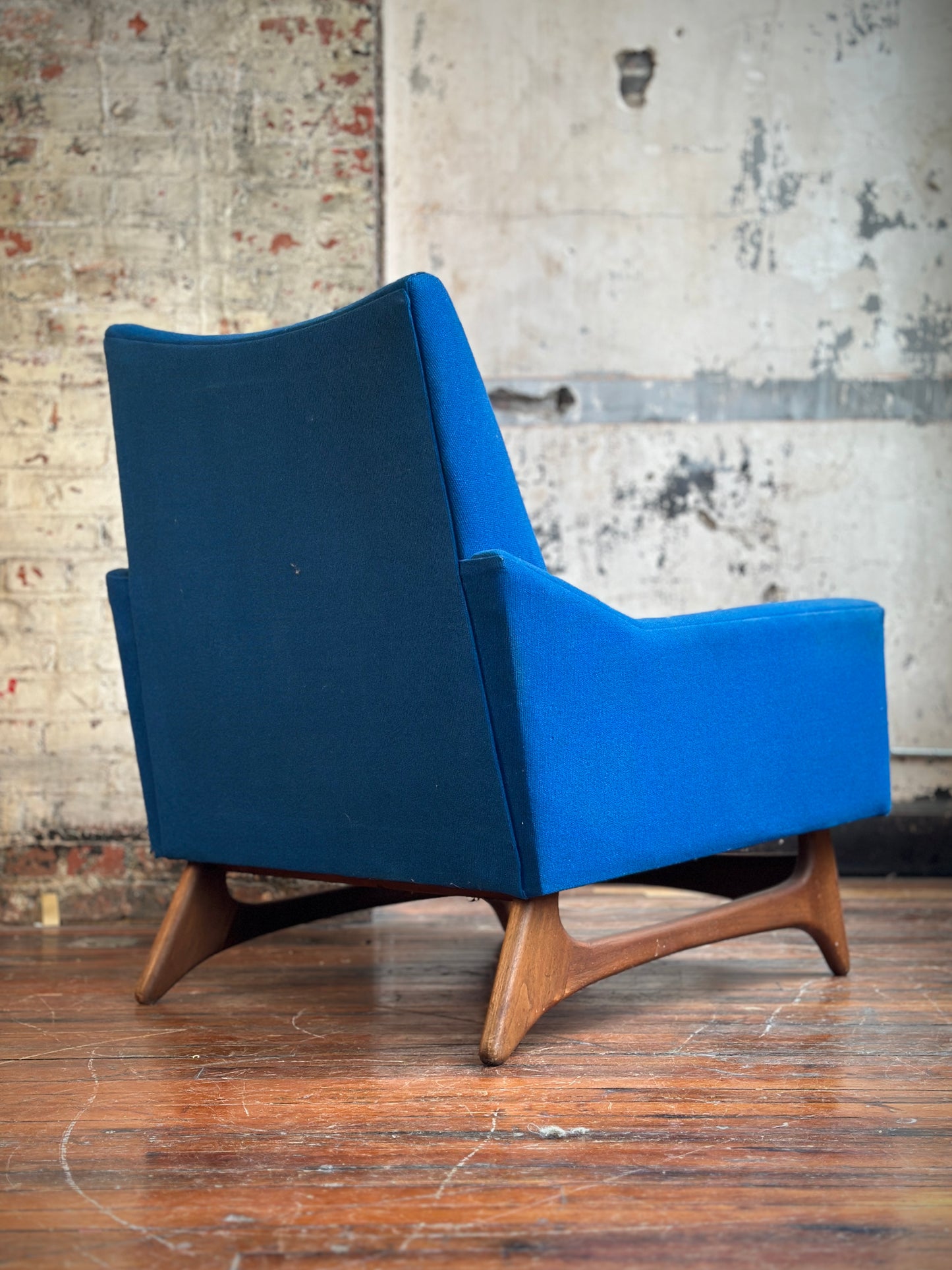 Adrian Pearsall Lounge Chair and Ottoman with Restoration and Upholstery Included