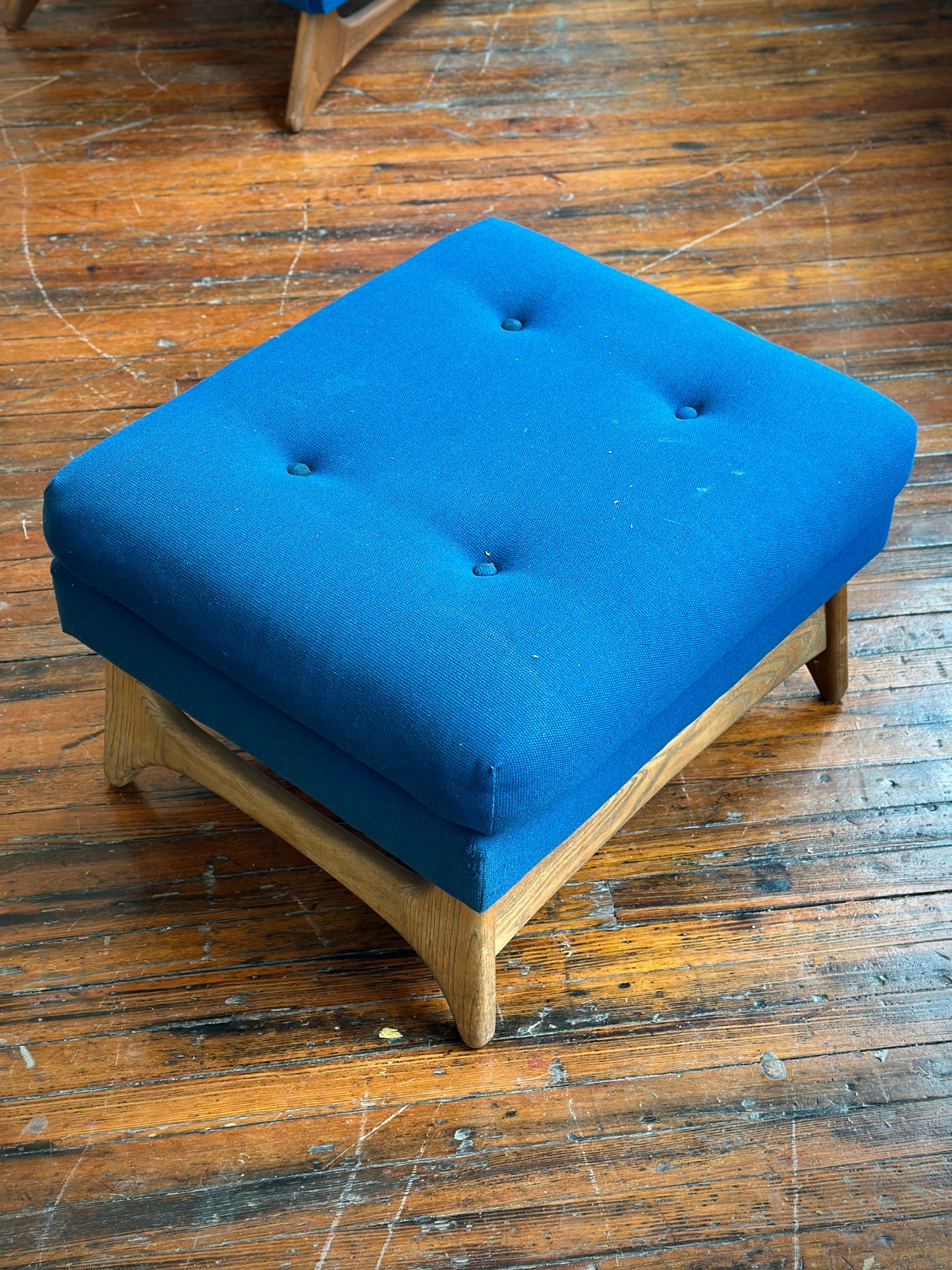 Adrian Pearsall Lounge Chair and Ottoman with Restoration and Upholstery Included