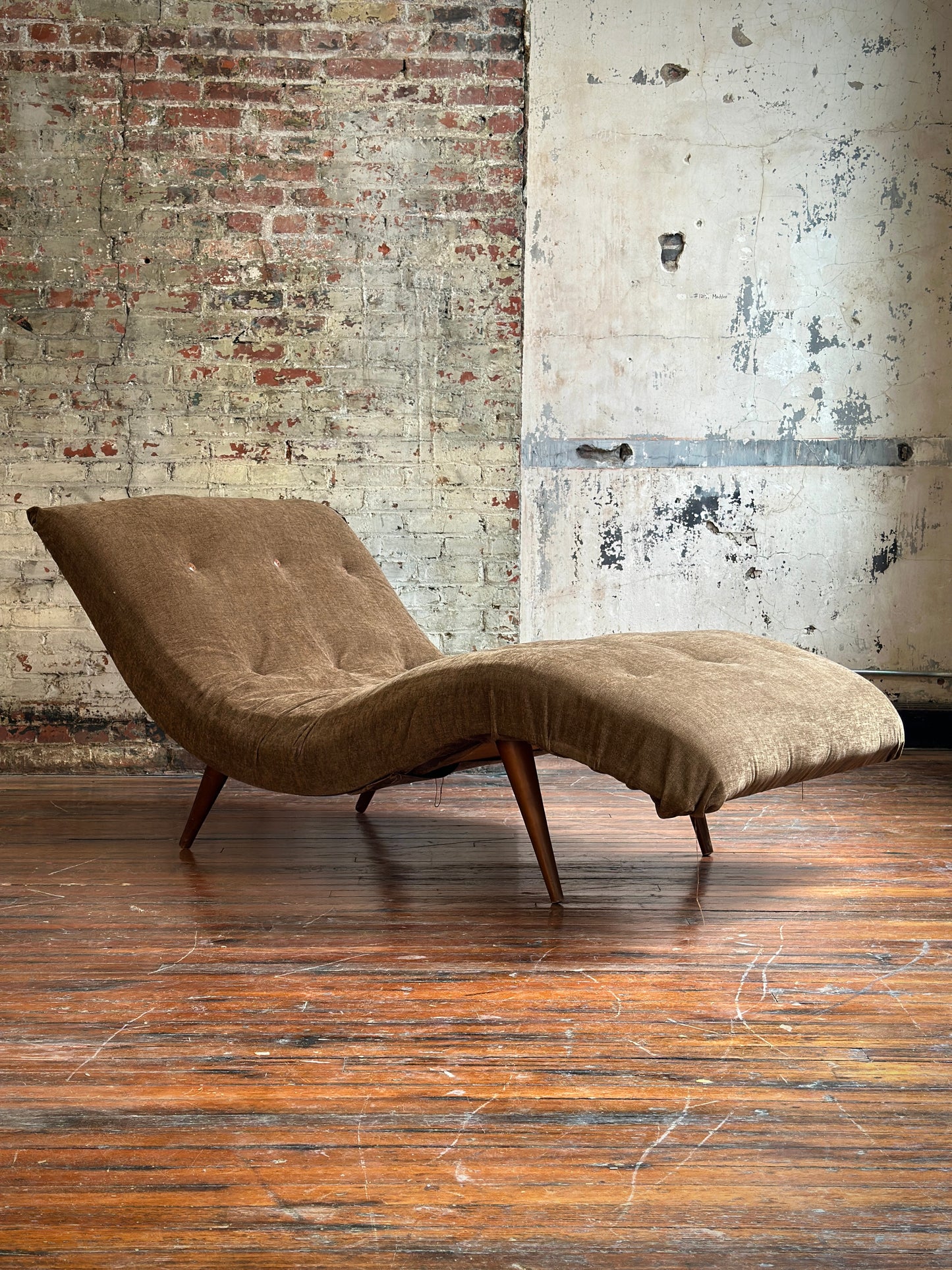Adrian Pearsall Style Two-Person Wave Chair - Restoration and Upholstery Included
