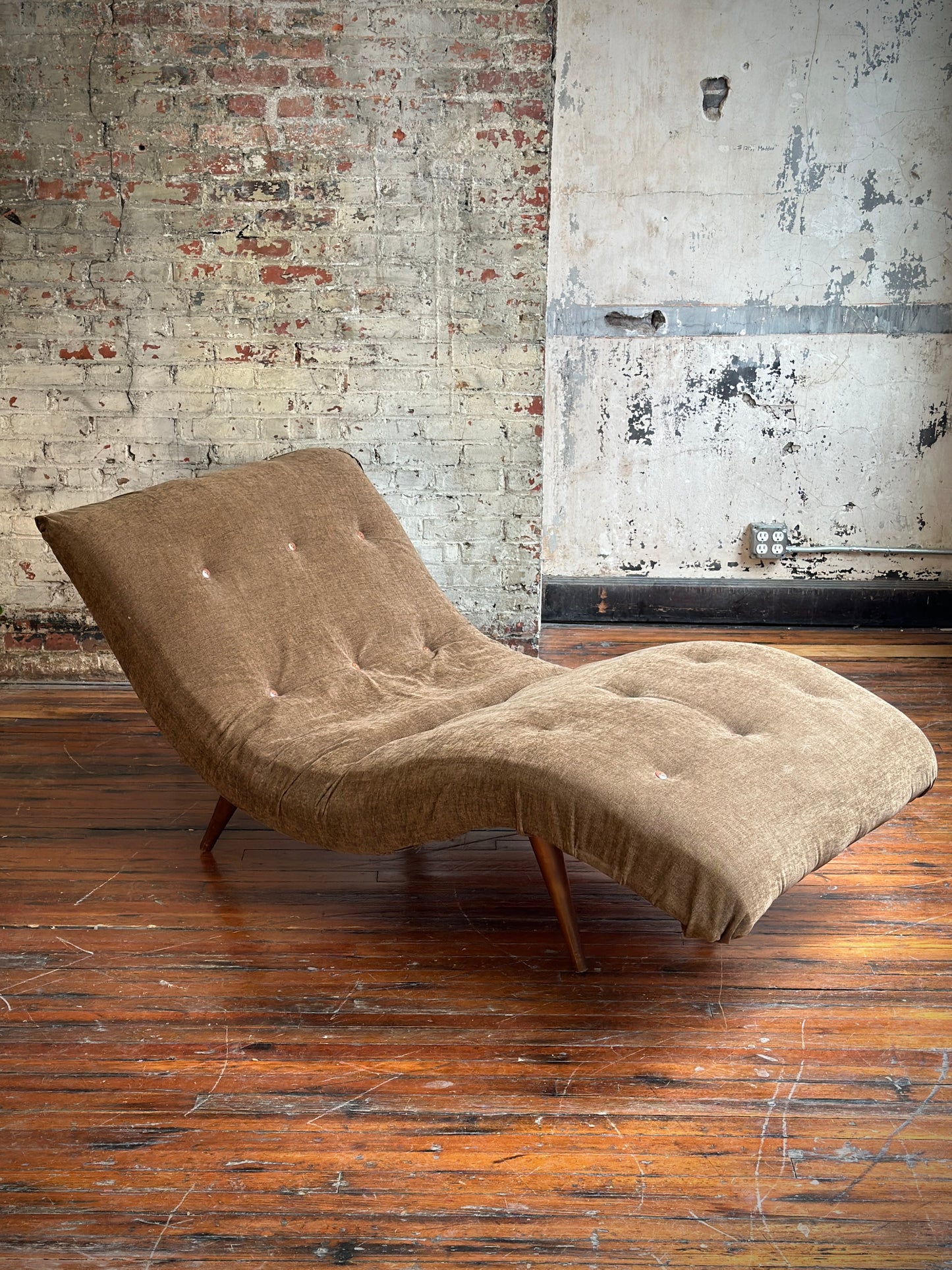 Adrian Pearsall Style Two-Person Wave Chair - Restoration and Upholstery Included
