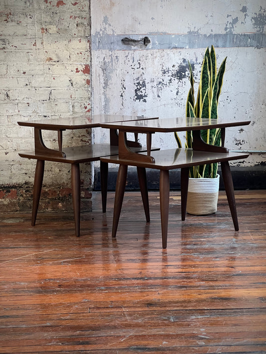 Vintage Laminate Top Side Tables