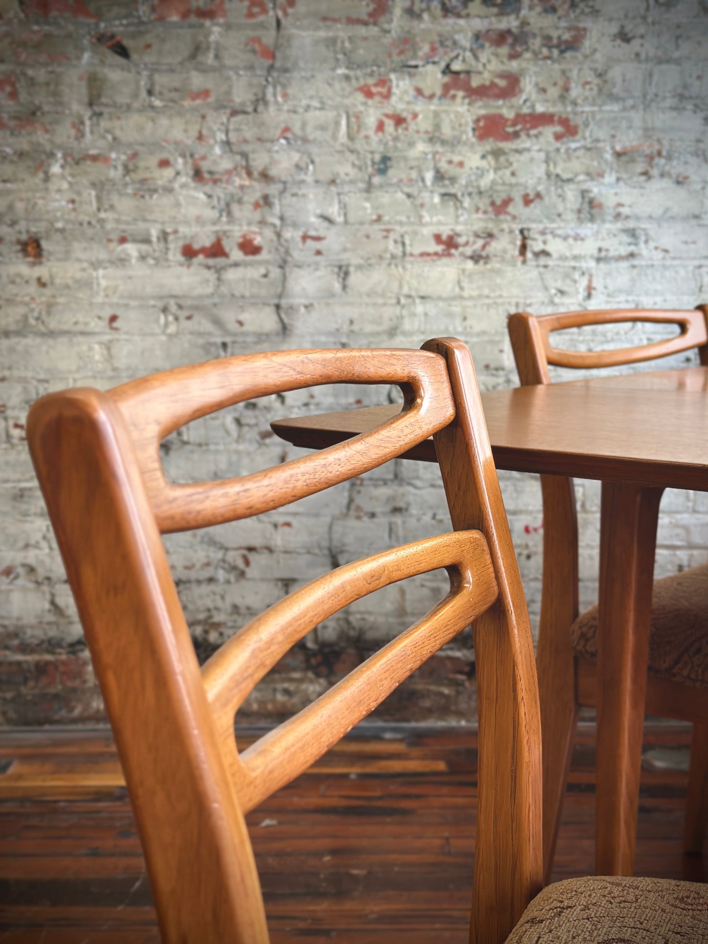 Century Dining Table and Six Chairs