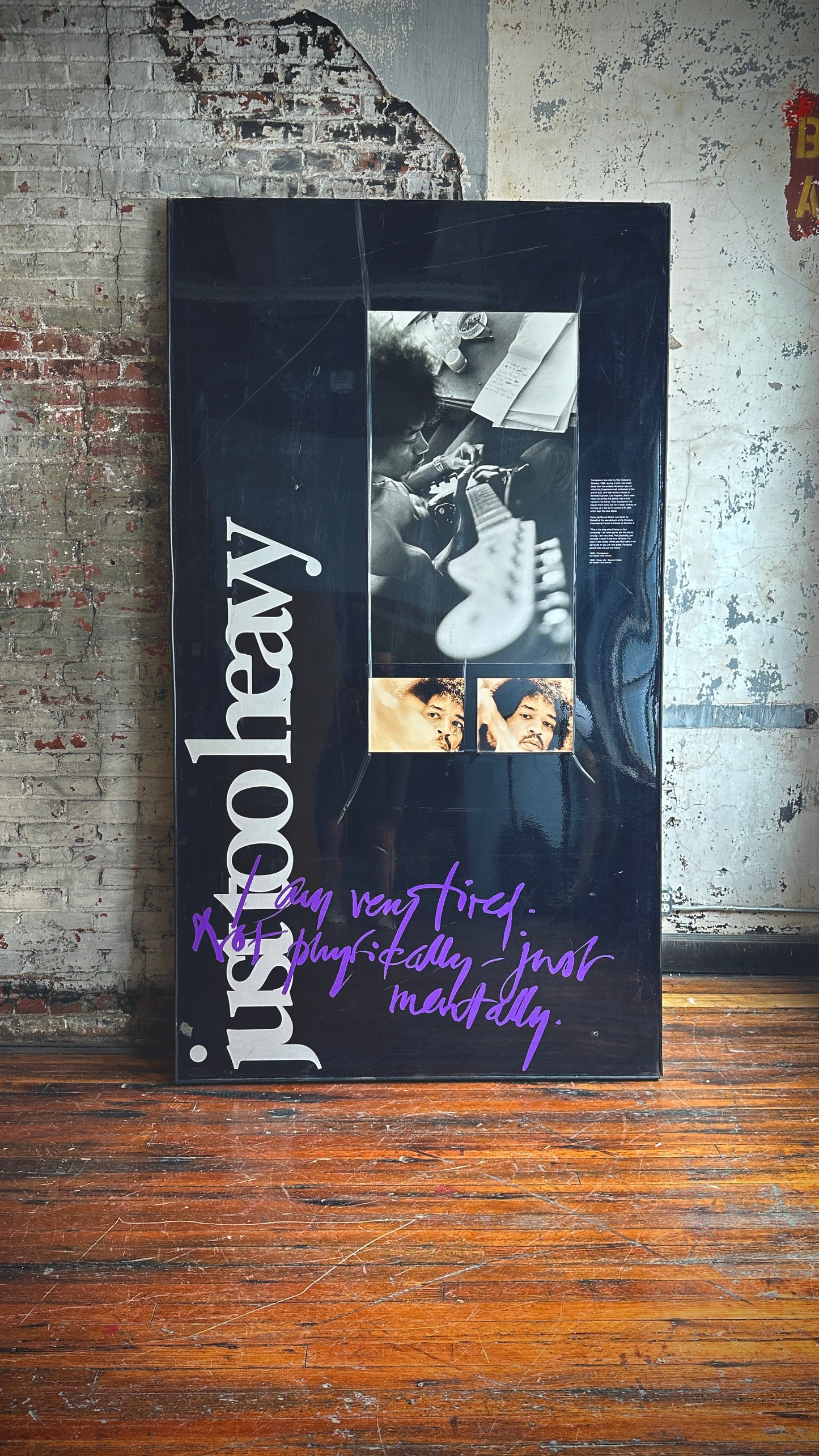 Jimi Hendrix Art Exhibition Display