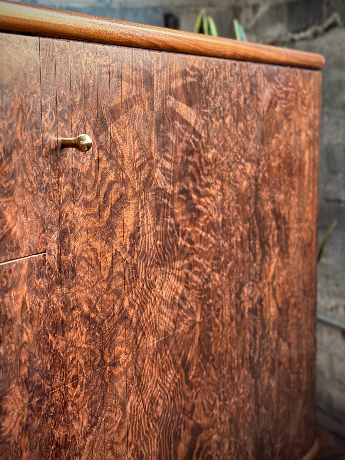 Muse Furniture & Design Walnut Burl Credenza