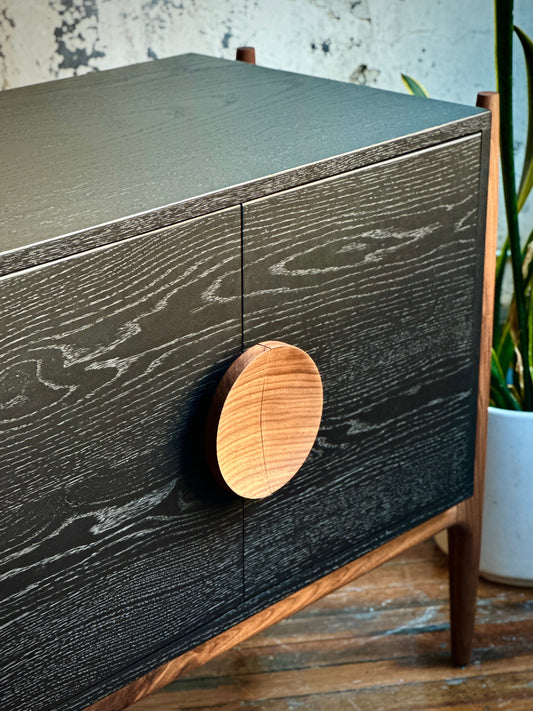 Black and Walnut Sideboard No. 1 by Kirby Furniture