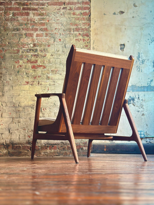 Chair No. 1 and Ottoman by Kirby Furniture