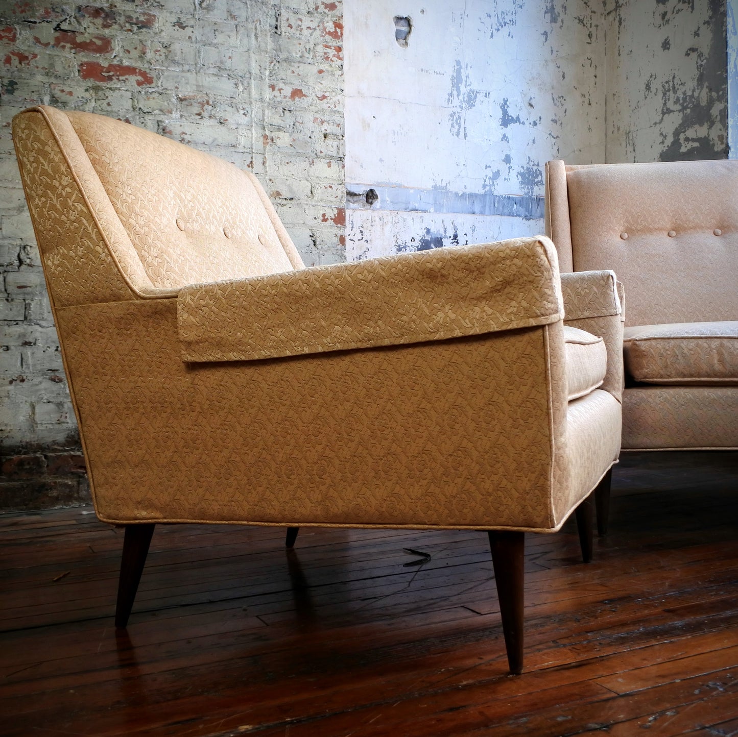 Upholstered Lounge Chairs (pair)