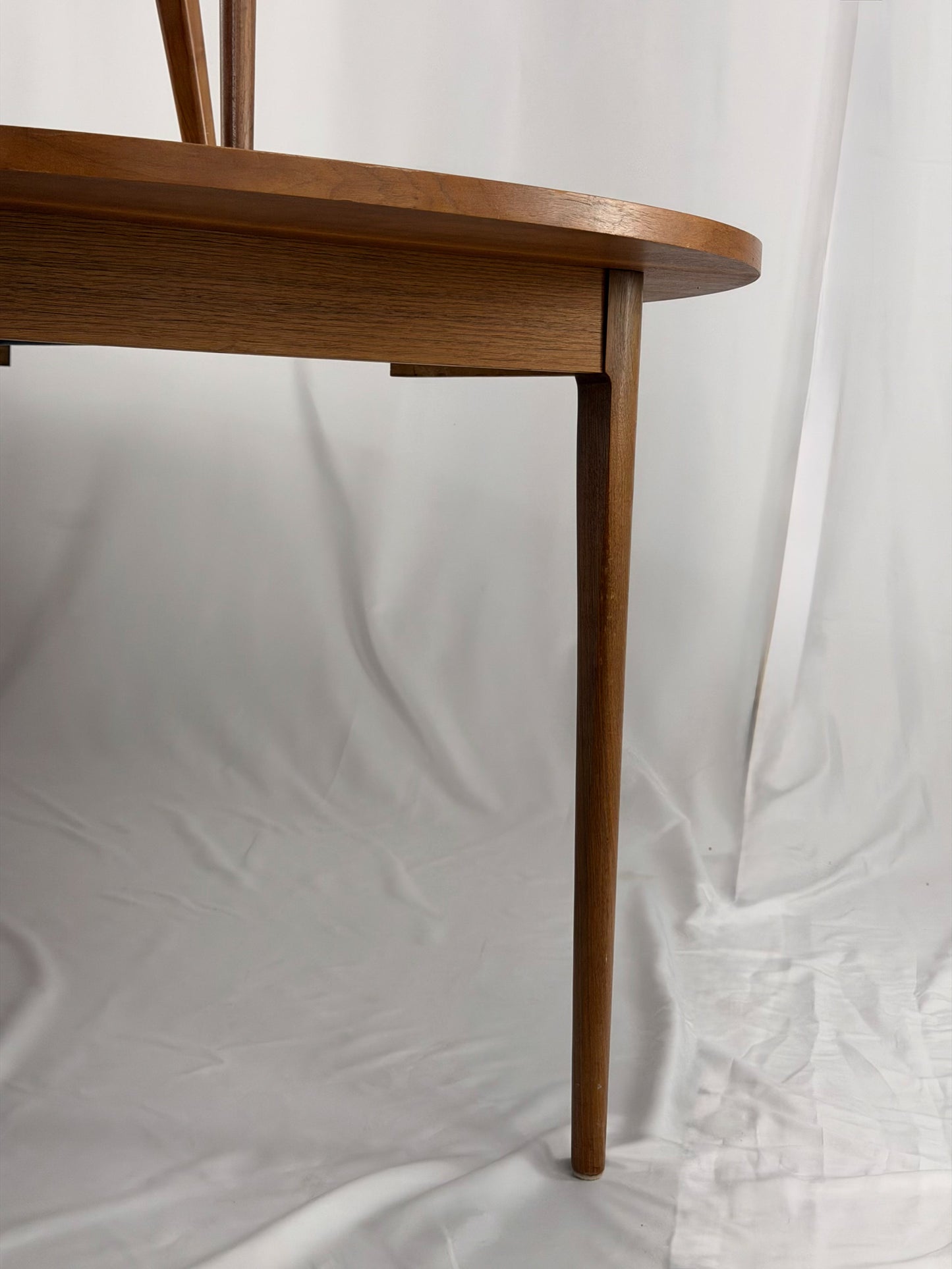 Wooden chair with a white background