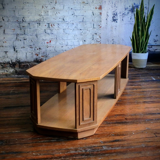 Broyhill Sculptura Coffee Table (w Restored Top)