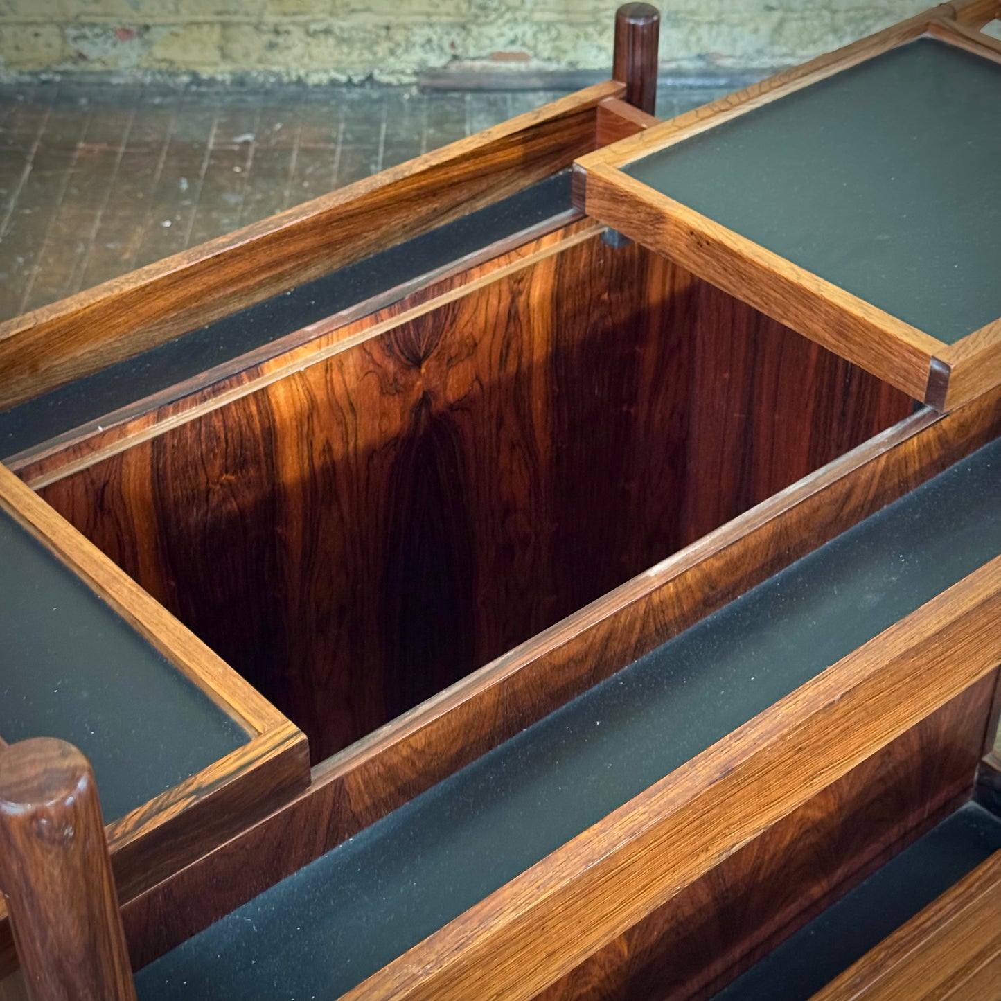 Danish Rosewood Bar Cart