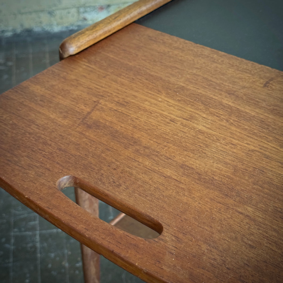 Danish Teak Bar Cart