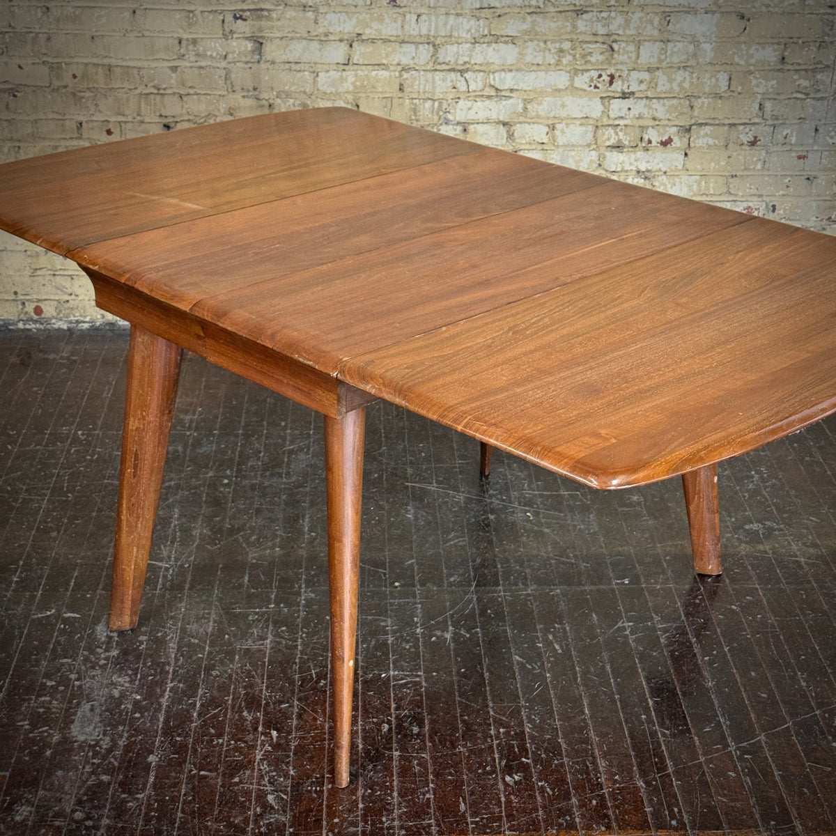 Bissman Solid Walnut Dining Table and (5) Chairs