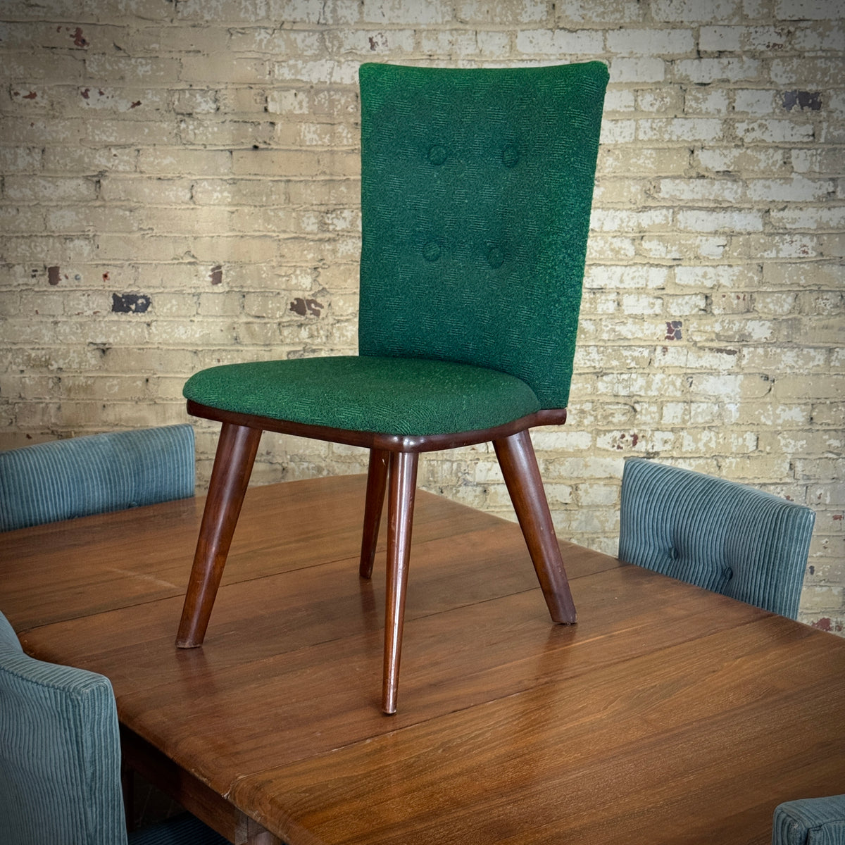 Bissman Solid Walnut Dining Table and (5) Chairs
