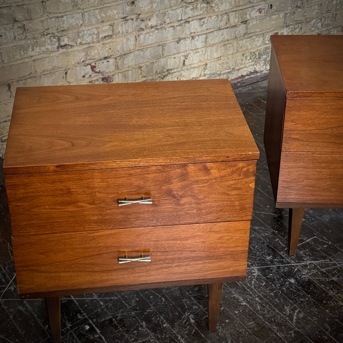Pair of Bassett Nightstands