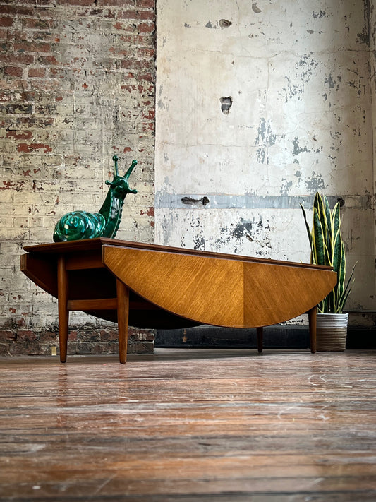 Mid Century Modern Henredon Drop Leaf Coffee Table