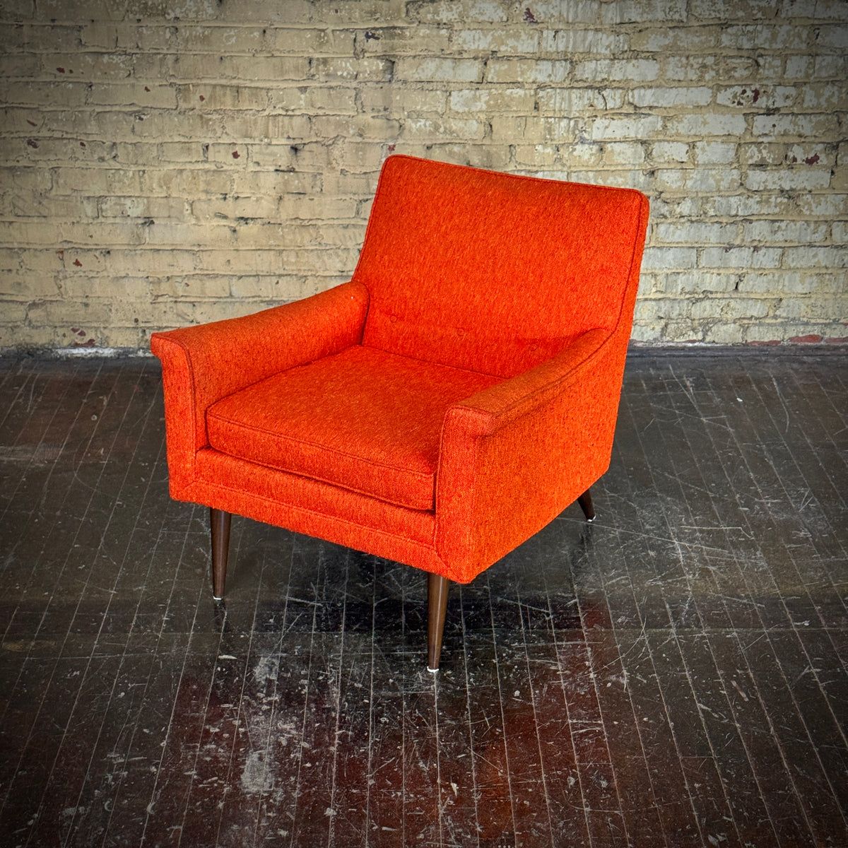 Orange Kroehler Lounge Chair
