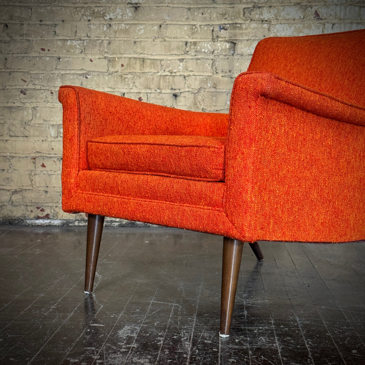 Orange Kroehler Lounge Chair