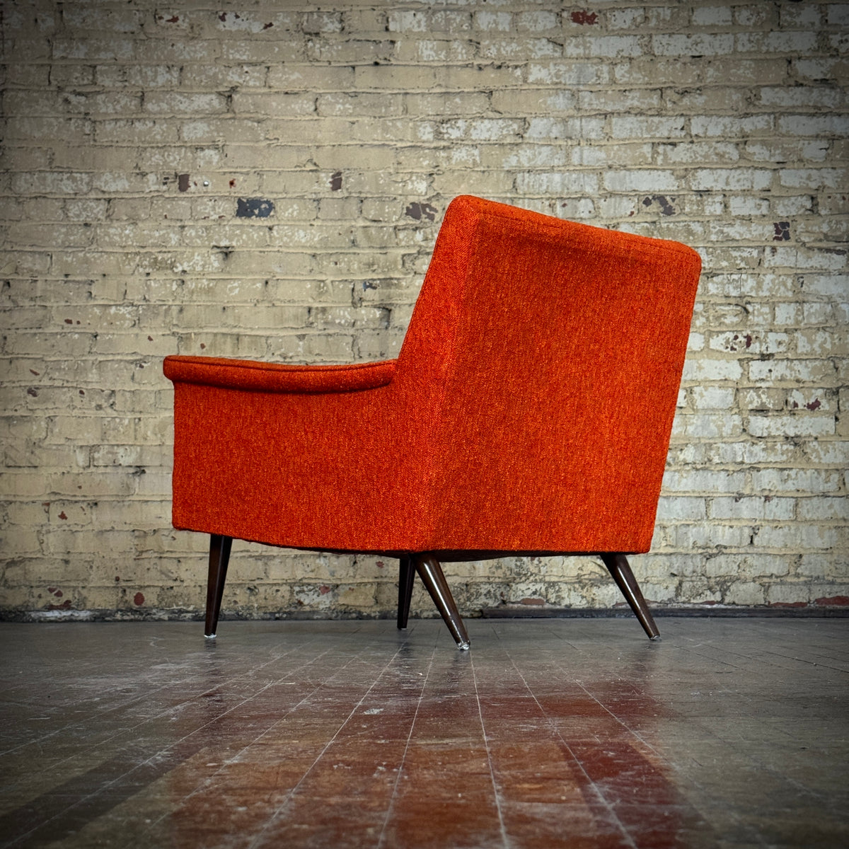 Orange Kroehler Lounge Chair