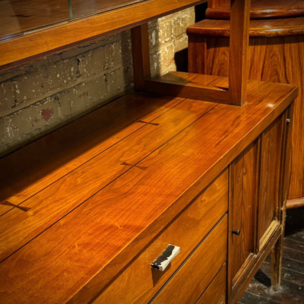Lane Tuxedo Two-Piece Highboard