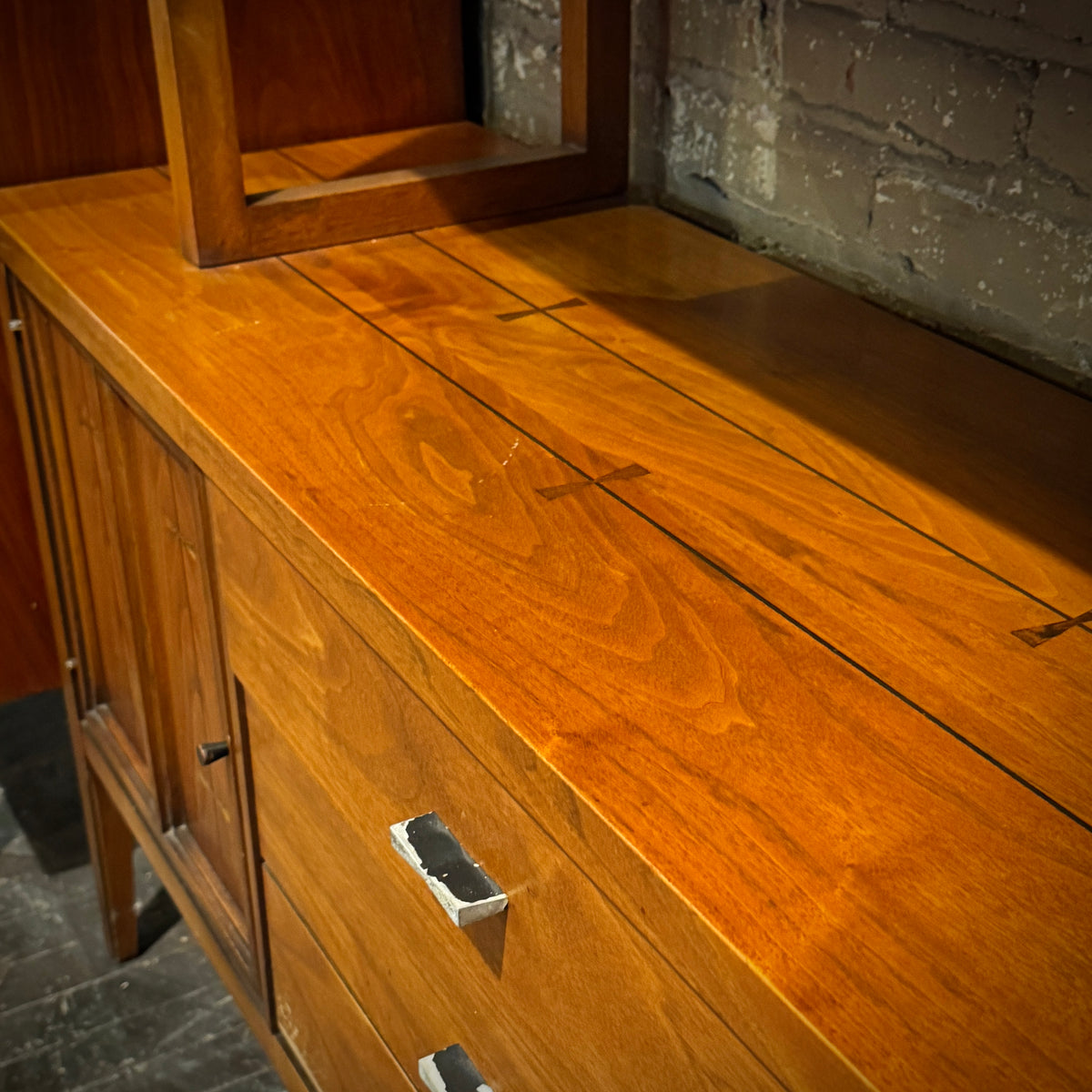 Lane Tuxedo Two-Piece Highboard