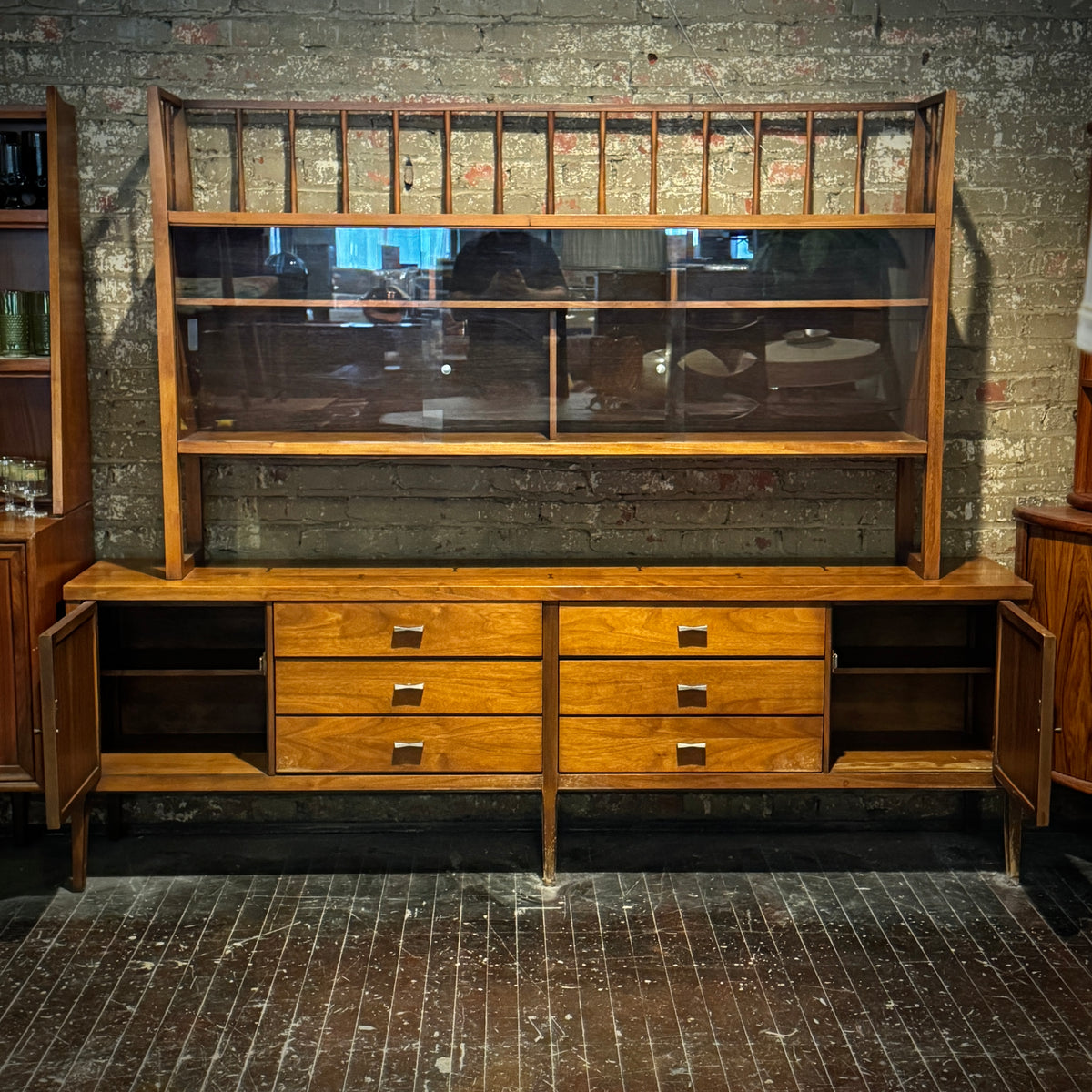 Lane Tuxedo Two-Piece Highboard