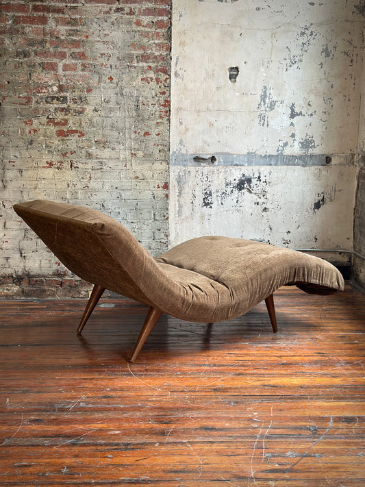 Adrian Pearsall Style Two-Person Wave Chair - Restoration and Upholstery Included