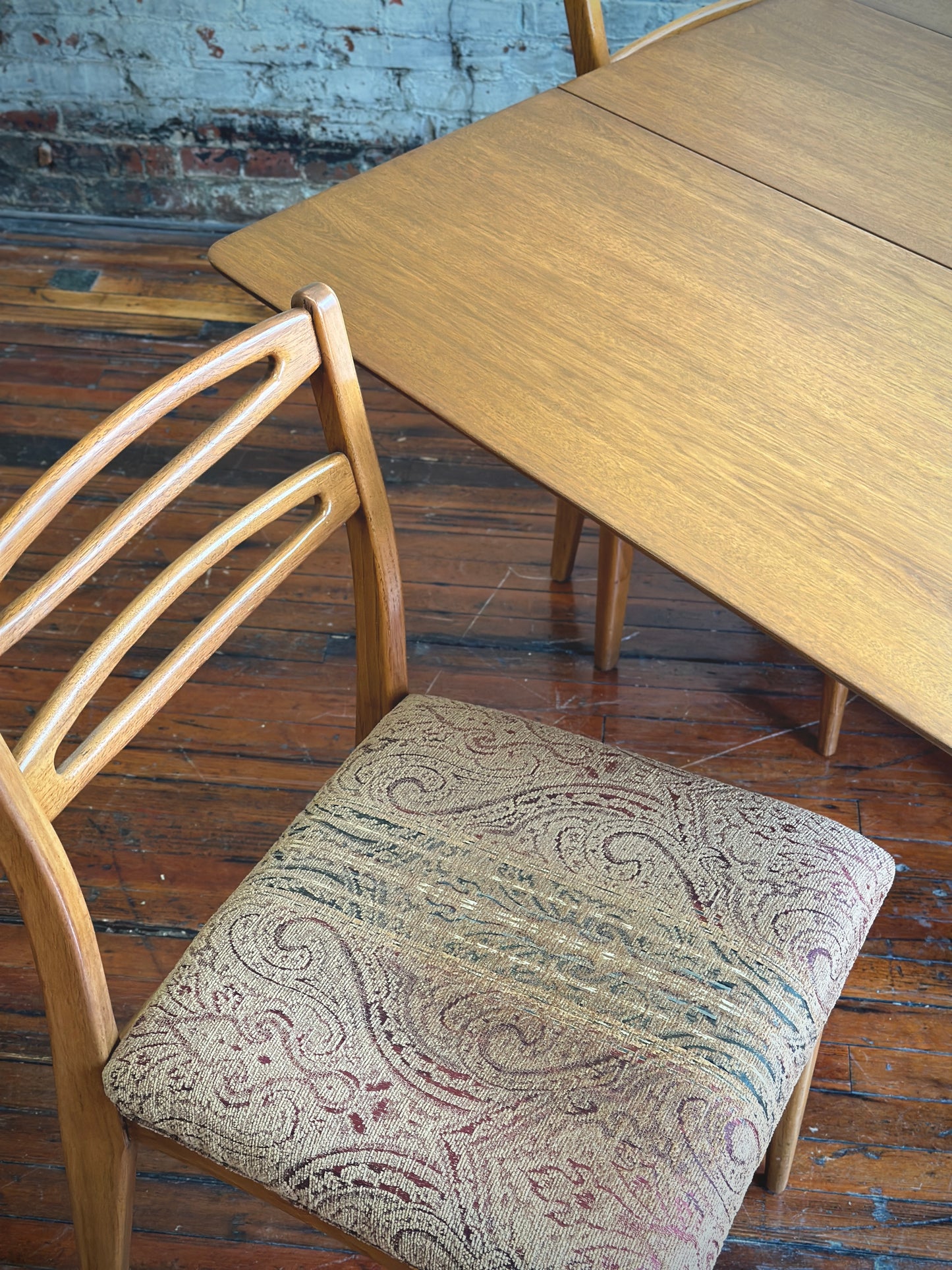 Century Dining Table and Six Chairs