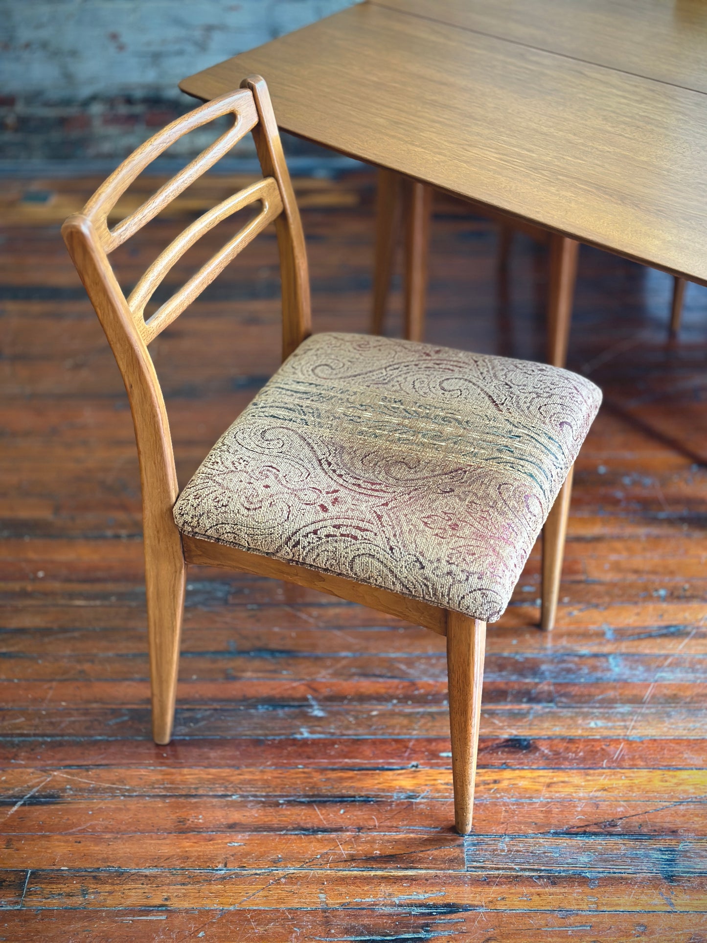 Century Dining Table and Six Chairs