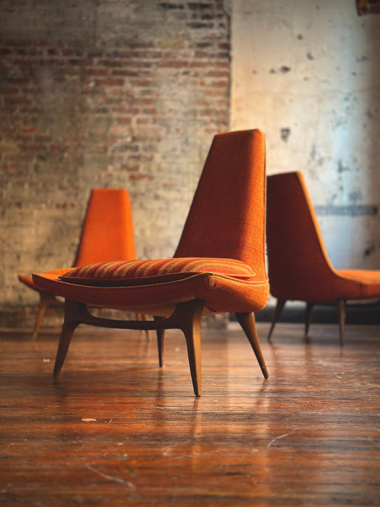 Pair - Karpen of California Slipper Chairs