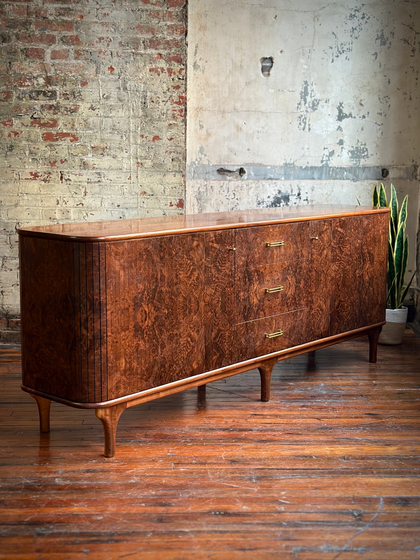 Muse Furniture & Design Walnut Burl Credenza