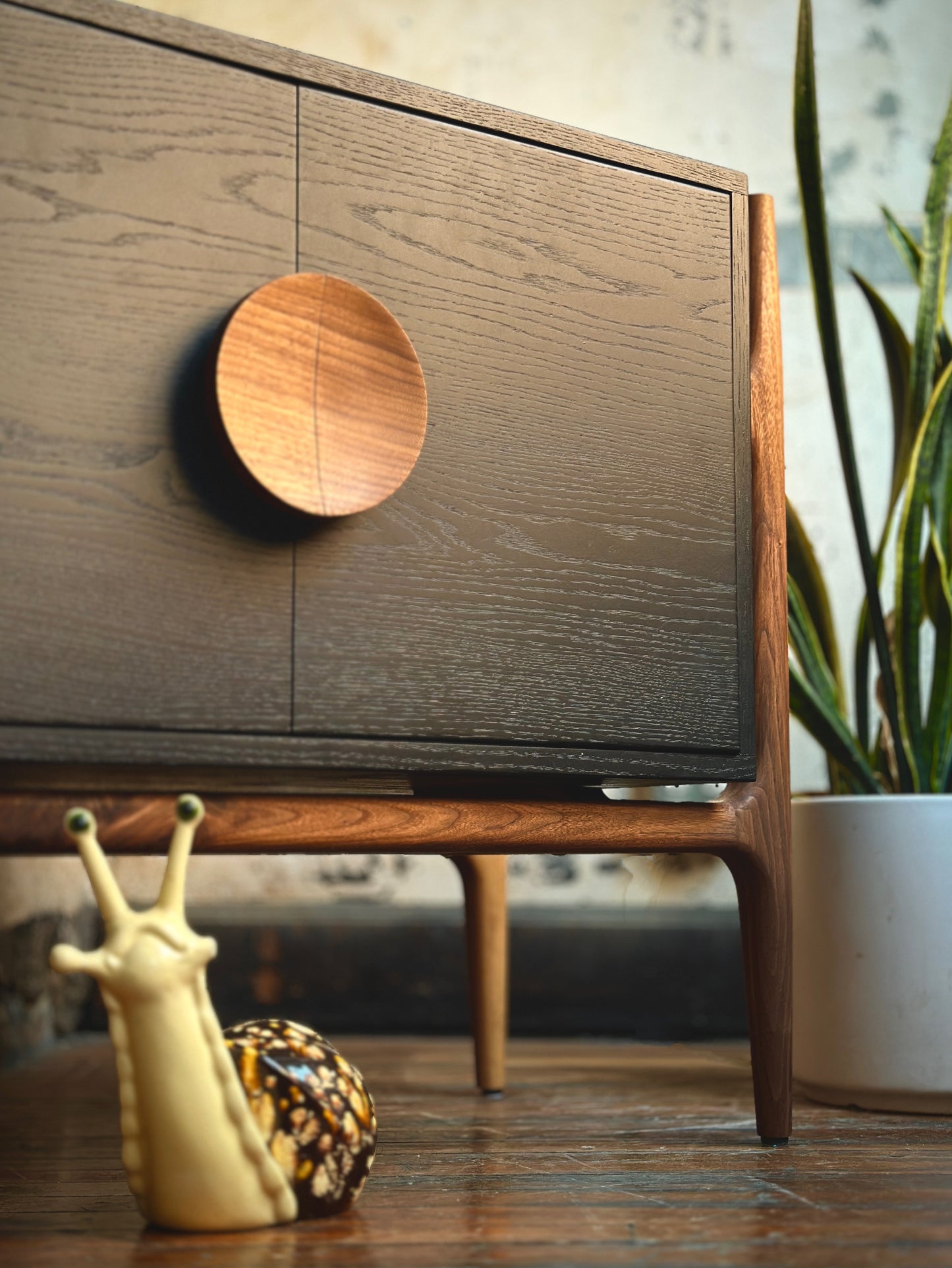 Black and Walnut Sideboard No. 1 by Kirby Furniture