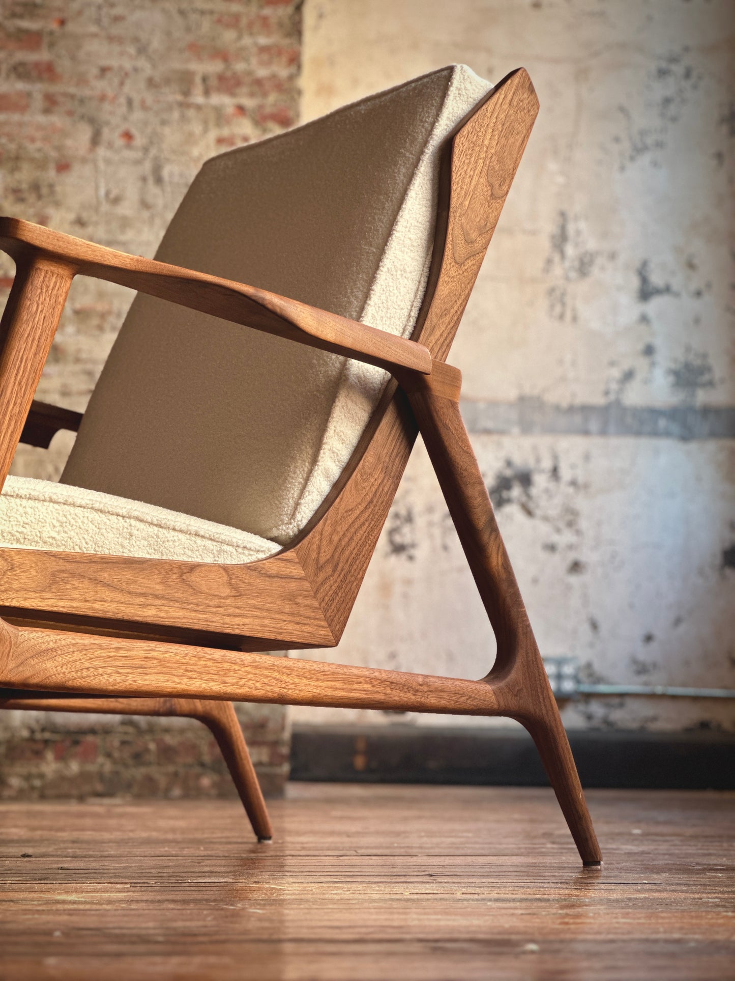 Chair No. 1 and Ottoman by Kirby Furniture